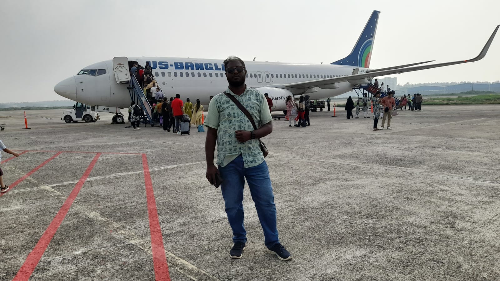 Saidul at Cox's Bazar Airport