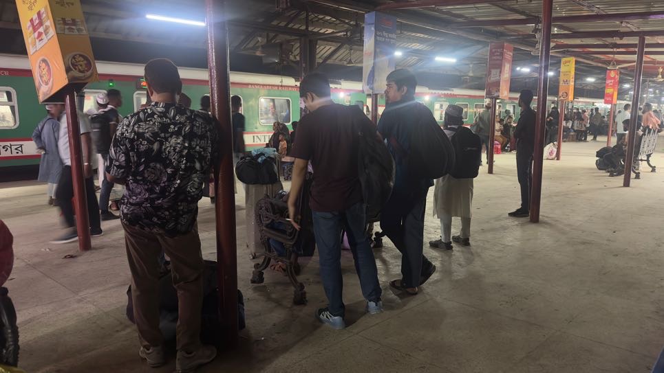 StorePress Team at Biman Bandar Railway Station