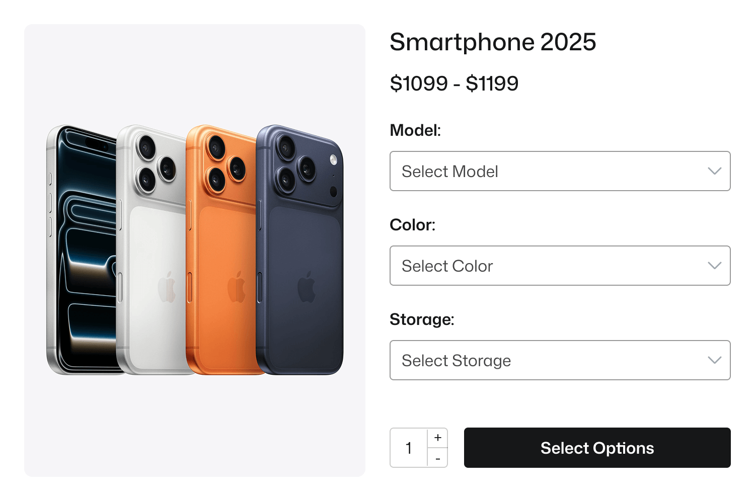 WooCommerce variable products default dropdowns
